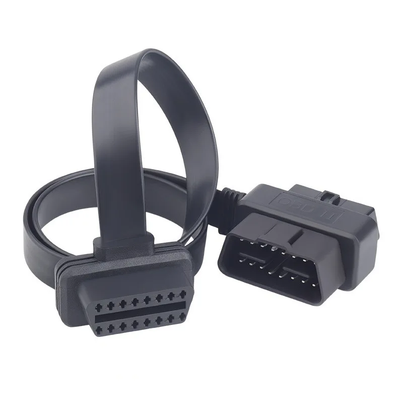 

OBD2 Extension Splitter Cable 1 to 2 Male to Dual Female 16 Pin Y-Shaped Adapter for Car Diagnostic Tool Dash Cam GPS Scanner