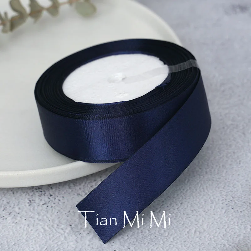 Satinband 25 Yards/Rolle 6mm 10mm 15mm 25mm 38mm 50mm Schleifenband Geschenkverpackung Handgemachtes DIY-Bastelmaterial Weihnachten Hochzeit Party Dekoration