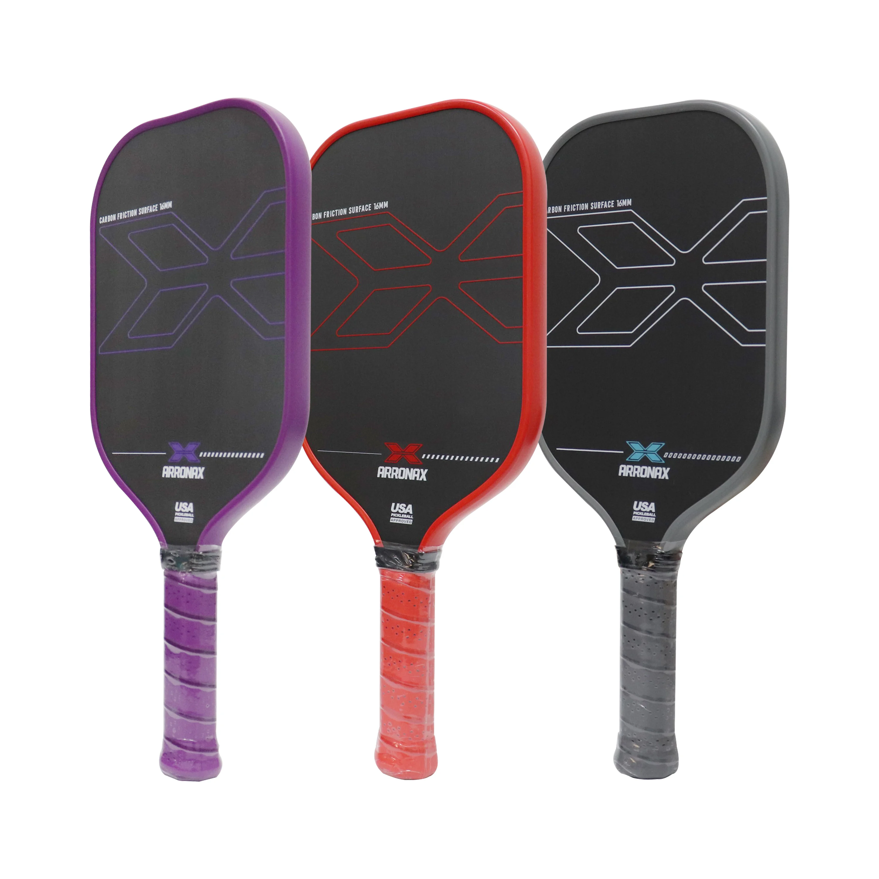 Pickleball Paddles Carbon Fiber Surface Seat, Carbon Fiber Paddle Racket, Honeycomb Core, Gift Kit, Indoor Outdoor Ball Bag Opti