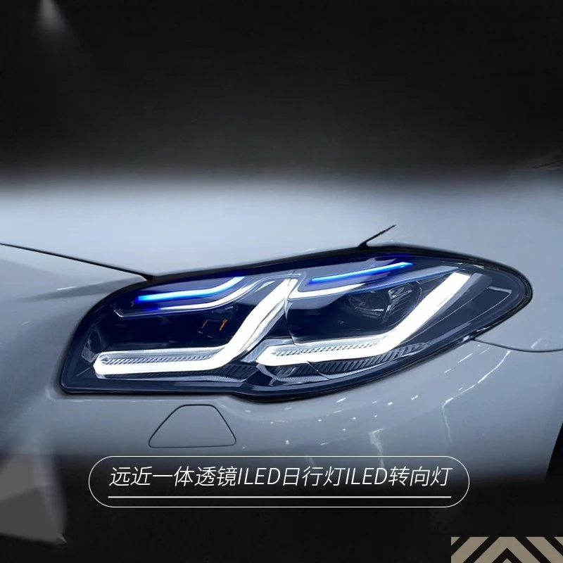 

Suitable for BMW 5 Series 11-17 F10 Headlight Assembly F18 Modified LED Daytime Running Light Bi-Optic Lens Headlight