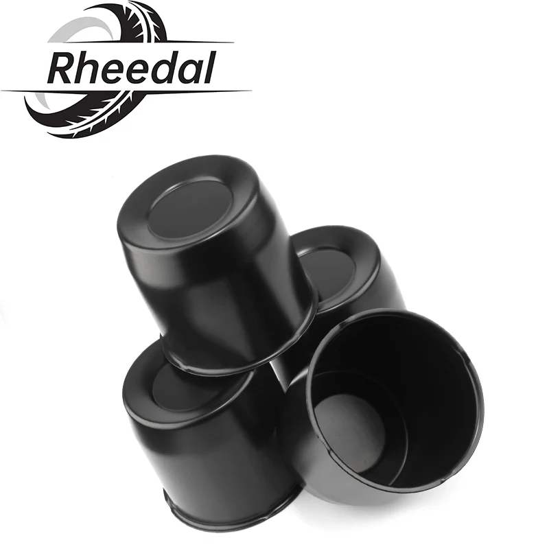 

Rheedal 2/4PCS 130mm/5.12" Hub 120mm/4.72" H Push Through Wheel Hub Center Caps For Trailers Trucks SUVs RV Wheel Rims Carbon