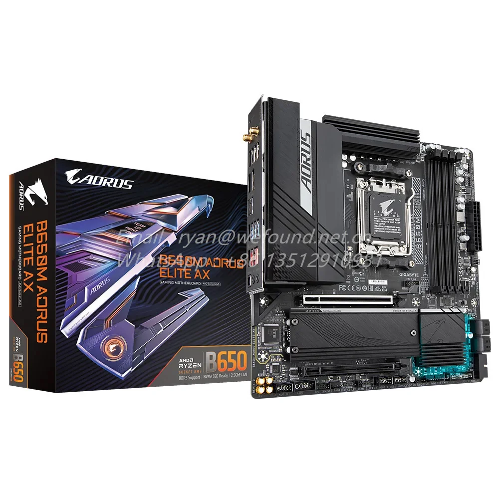 

B650M AORUS ELITE AX для высокопроизводительной материнской платы GIGABYTE для настольных ПК