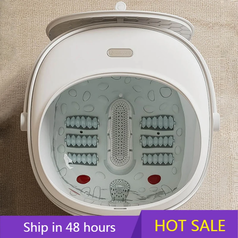 

YTYIN Portable Relax Foldable Soaking Bucket Basin Collapsible Pedicure Foot Massager Foot Spa Bath