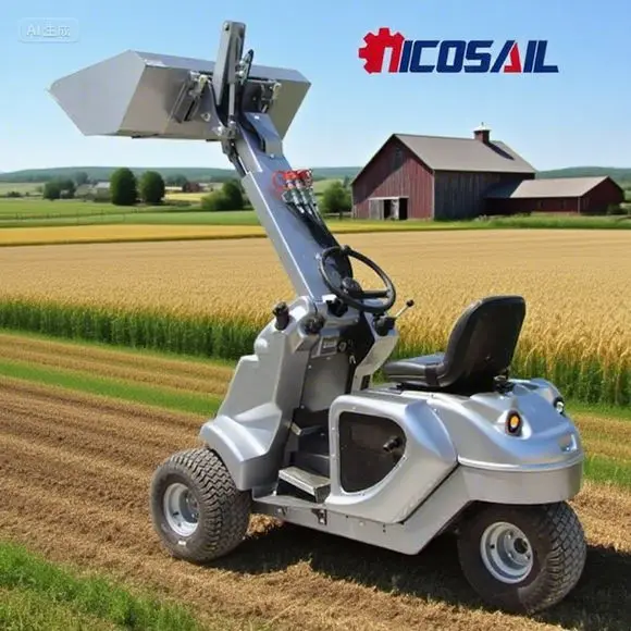 

Wide application of telescopic arm for three wheel skid steer loader, customized accessory products