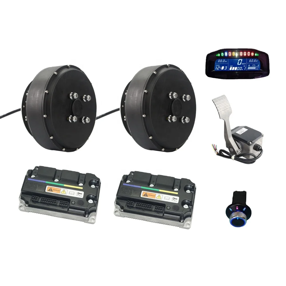 

QS Motor Electric Tricycle QS260 2000W V1 48V 650RPM Single Shaft Hub Motor Conversion Kits