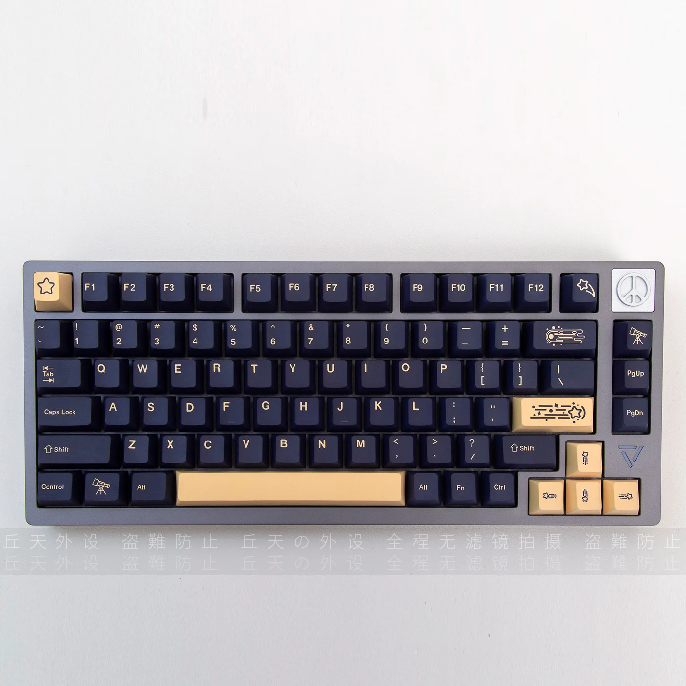 GMK Stargazing Keycaps Black Original Height PBT Sublimation 61/68/84/87/98/104