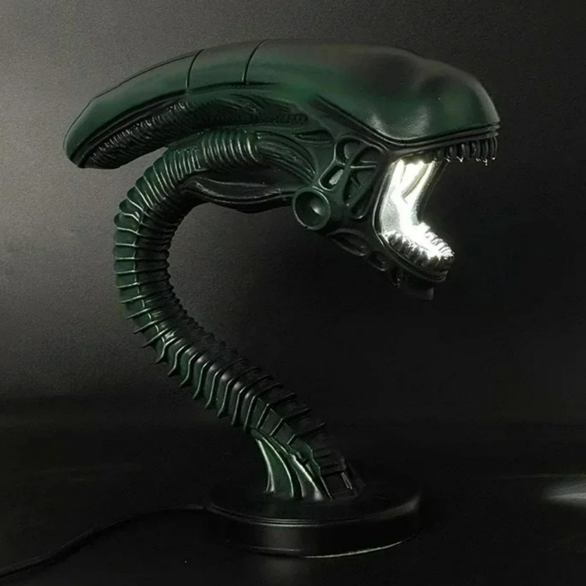 โคมไฟรูปปั้นเรซิ่นเอเลี่ยน สำหรับตกแต่งห้องนอน รูปทรงสิ่งมีชีวิตจากนอกโลก ใช้ตกแต่งบ้าน