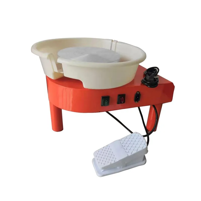 Pottery Wheel 30cm Ceramic Wheel Machine Lift Legs Foot Pedal DIY Tool Kit for Work Art Craft DIY Electric ceramic wheel