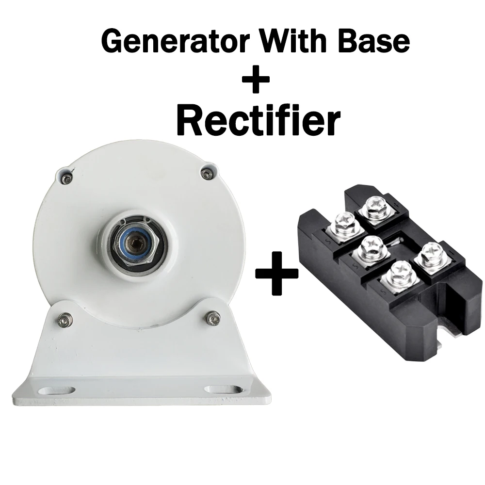 Permanente Magneet Generator 1000W Windturbine Generator 12V 24V 48V PMG Waterturbine Hydro Alternator Gratis Energie Kamperen 1KW