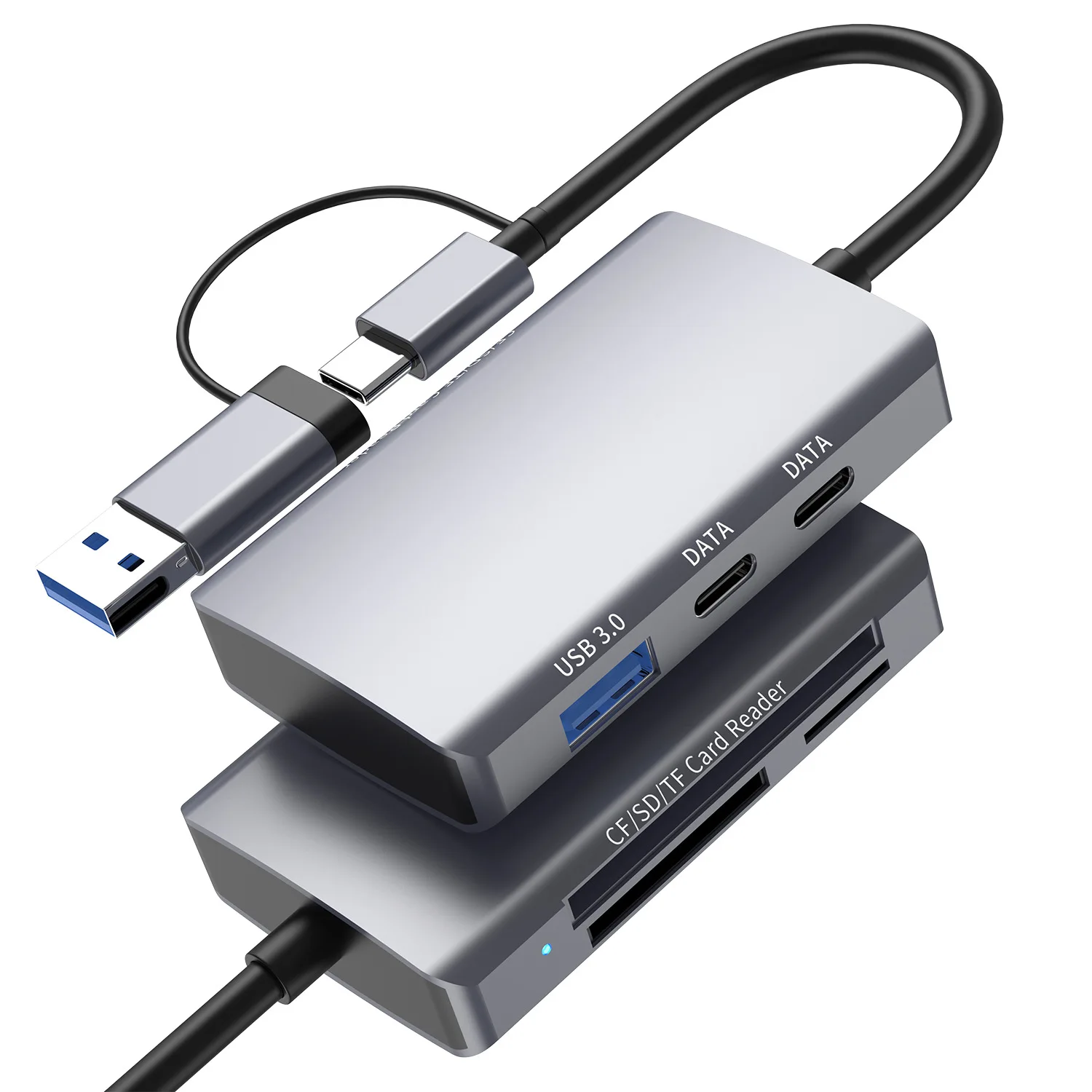

Компьютерная док-станция-концентратор Type-C USB 3.0 «все в одном» Многофункциональный кард-ридер HUBCF/SD/TFOTG