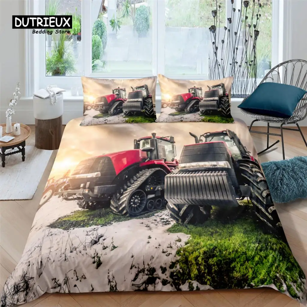 

3D Modern Machinery Print Home Living Luxury 2/3Pcs Comfortable Duvet Cover PillowCase Bedding Sets Queen and King EU/US/AU Size