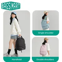 BAGSMART Mochila para ordenador portátil de 14,3 pulgadas, maletín de negocios de gran capacidad, bolso escolar multifunción para niñas de negocios de gran capacidad