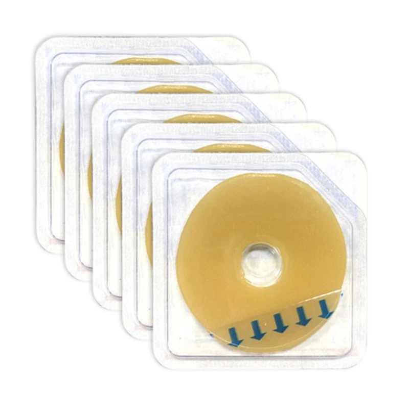 10Pcs Ostomy Bag Paste Ring Baseplates Stoma Leakproof Ring Prevent Protect Skin