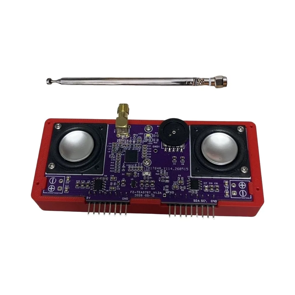 2025 Compact TEA5767 FM= Receiver Module 1W Dual Output For Flipper Zero= Hardware Hacking & Radio Projects DIY Expansion Kit - view 5