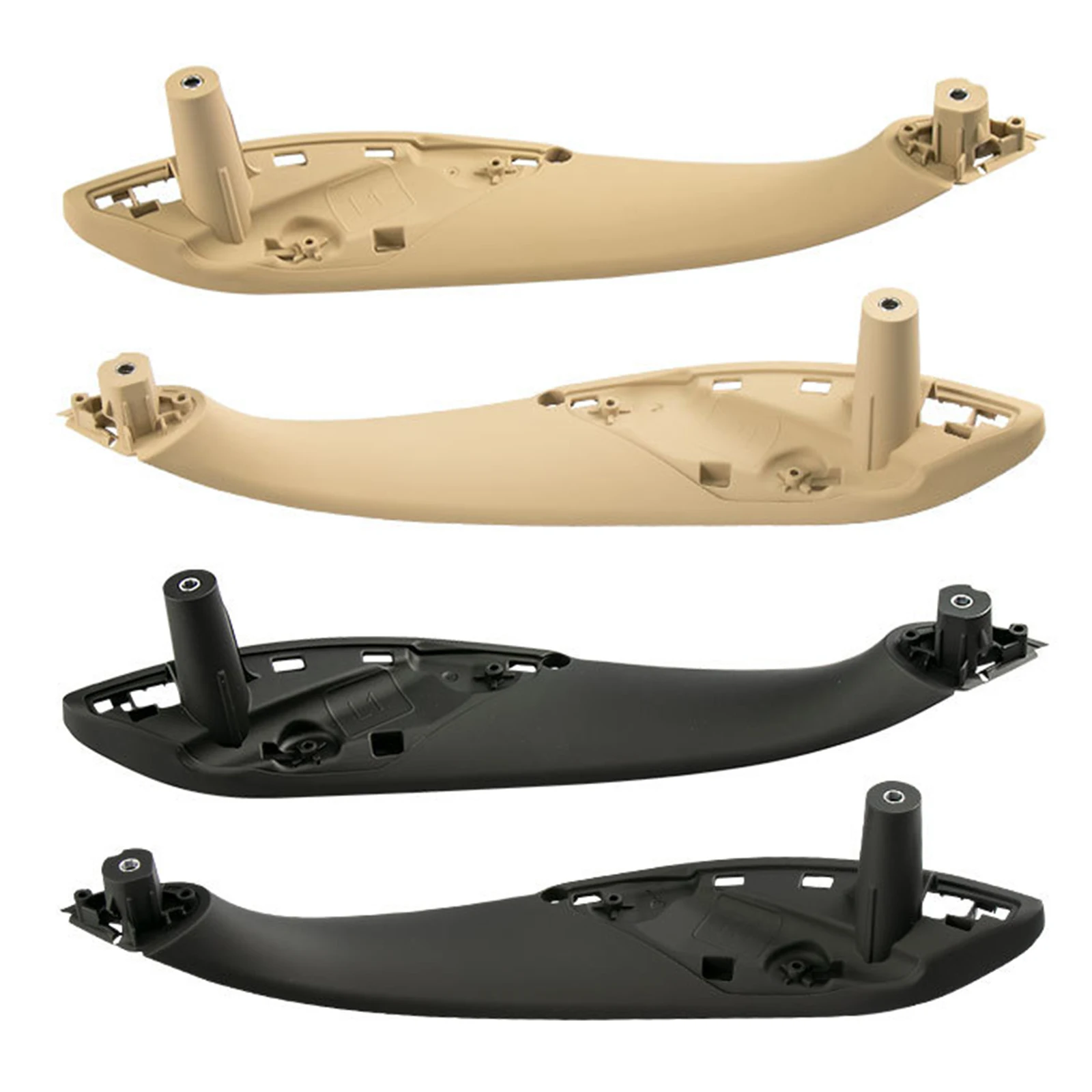 

Front Left & Right Handles Inner Trim Door Pull Handle For BMW F30 F34 F35 Black