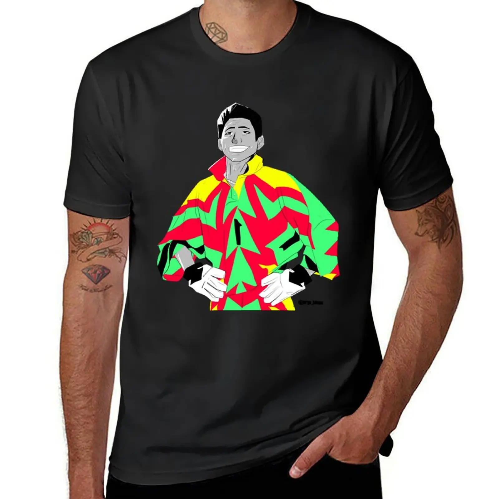 immortal jorge campos goal keeper in mexico tri selection of soccer T-Shirt cute clothes heavyweights summer tops men t shirt