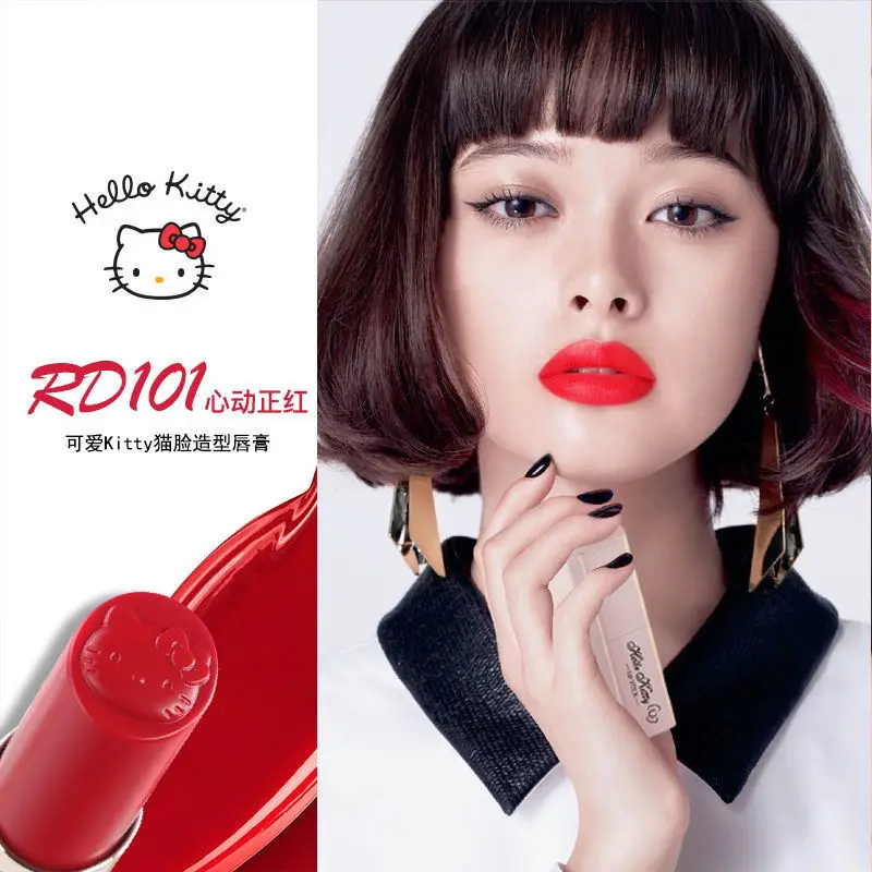 

Kawaii Productos Hello Kitty Lip Balm Miniso Stuff Magnetic Lipstick Make Up Cosas Lip Gloss Accessories Girft For Women Girls