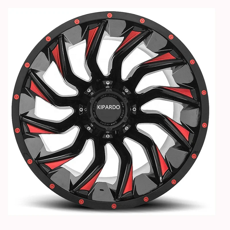 Ruedas de aleación para camión cóncavo todoterreno Kipardo, nuevo diseño, 20x12 pulgadas, llanta Suv, 6x139,7, de China