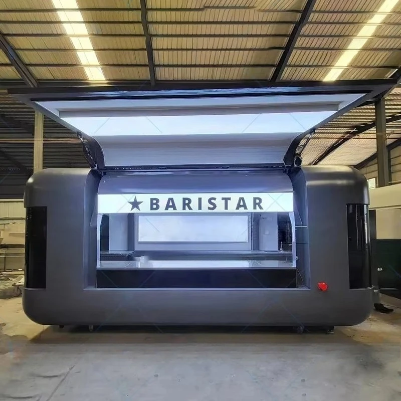 المطبخ مجهزة بالكامل متعددة الوظائف في الهواء الطلق مخبز النبيذ وجبة خفيفة شاحنات الغذاء المتنقلة الآيس كريم الغذاء مقطورة #1