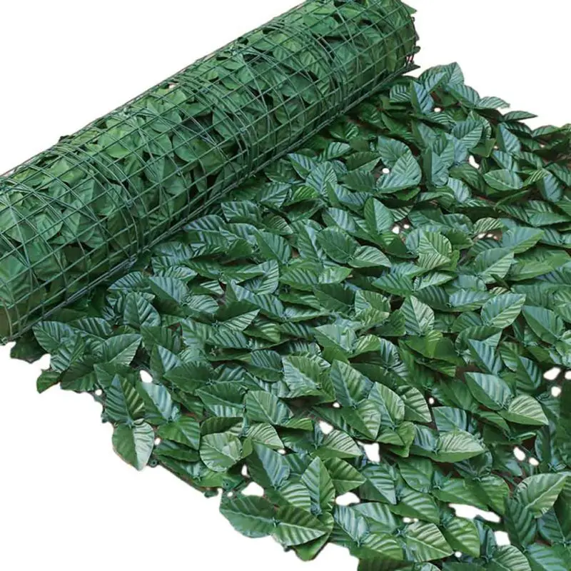 Simulation Leaf Fence Mesh Artificial Fence Artificial Balcony Fence Simulation Plant Rattan Fence Guardrail