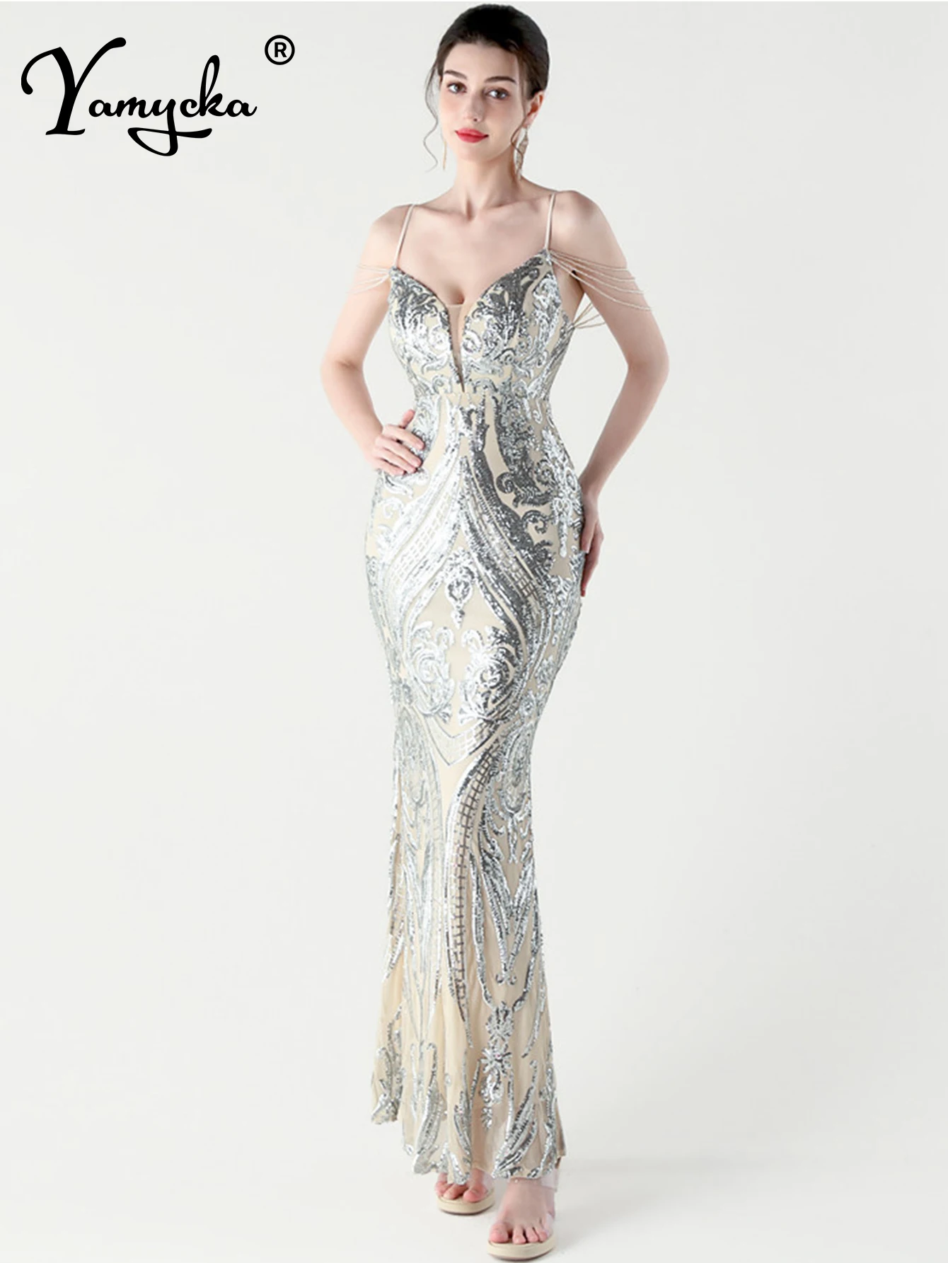 เซ็กซี่ backless ปาร์ตี้ชุดยาวผู้หญิงสีดําหรูหราวันเกิดฤดูร้อนชุดผู้หญิง 2025 ชุดราตรี vestido