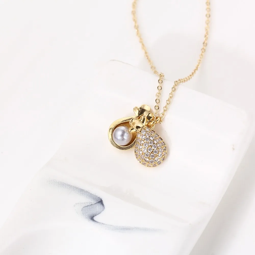 

3pcs Pendant Clasp Bail Connector Copper Plated 18K Gold Pendant Settings Jewelry Findings Parts Fittings Connection Accessories