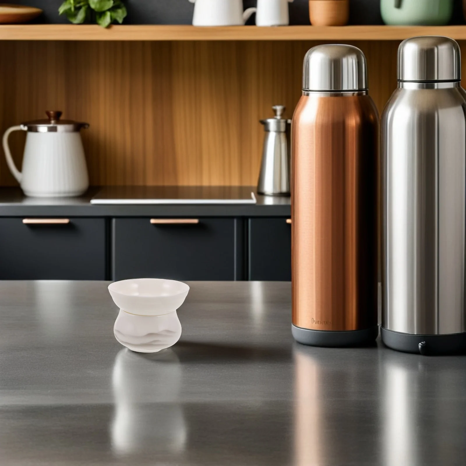 

Ceramic Tea Strainer Porcelain Infuser for Loose Leaf Tea Brewing Office Home Filter Practical Lightweight Design