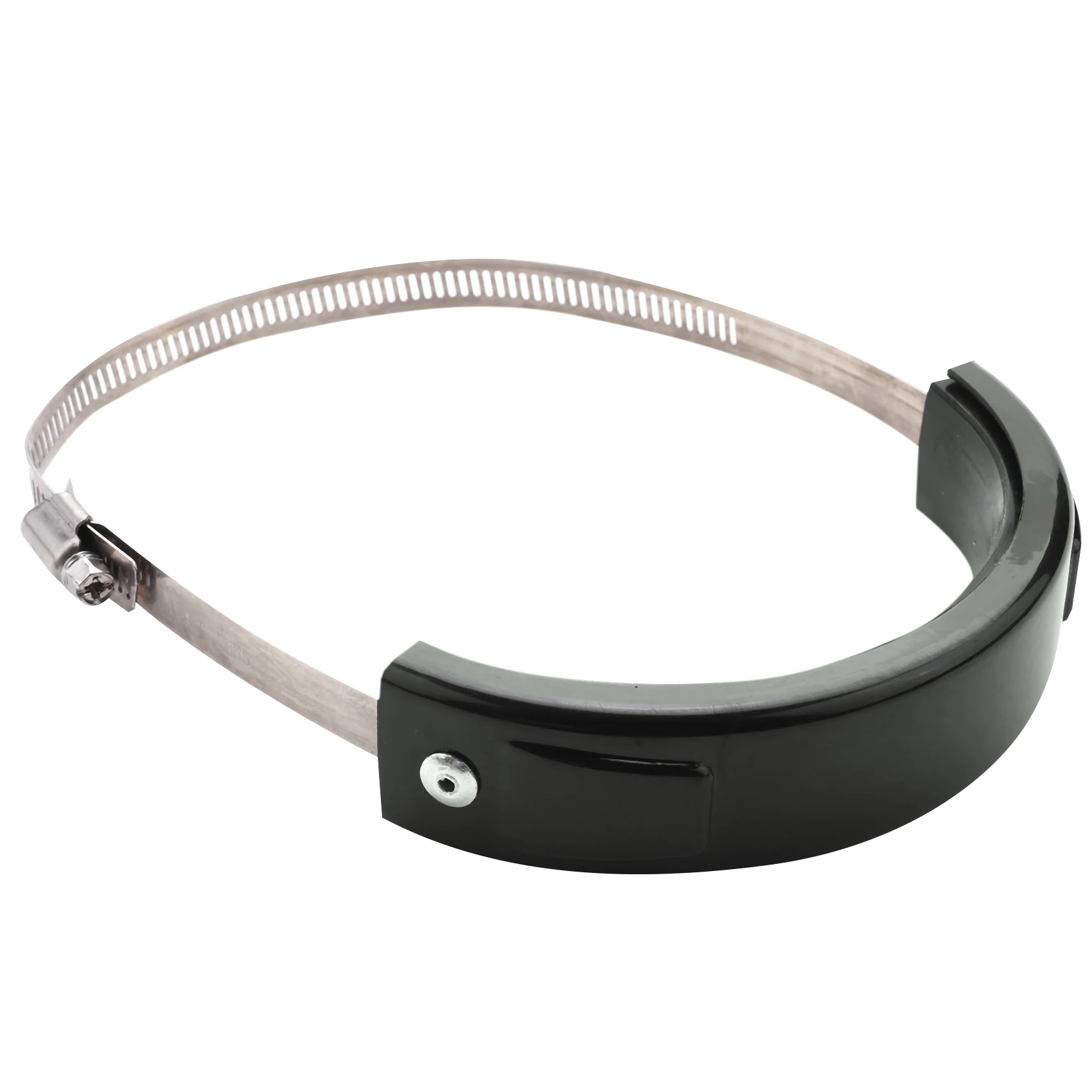 Acessórios da motocicleta protetor de escape pode cobrir ajuste universal 100mm-160mm escape oval para yamaha yzf honda