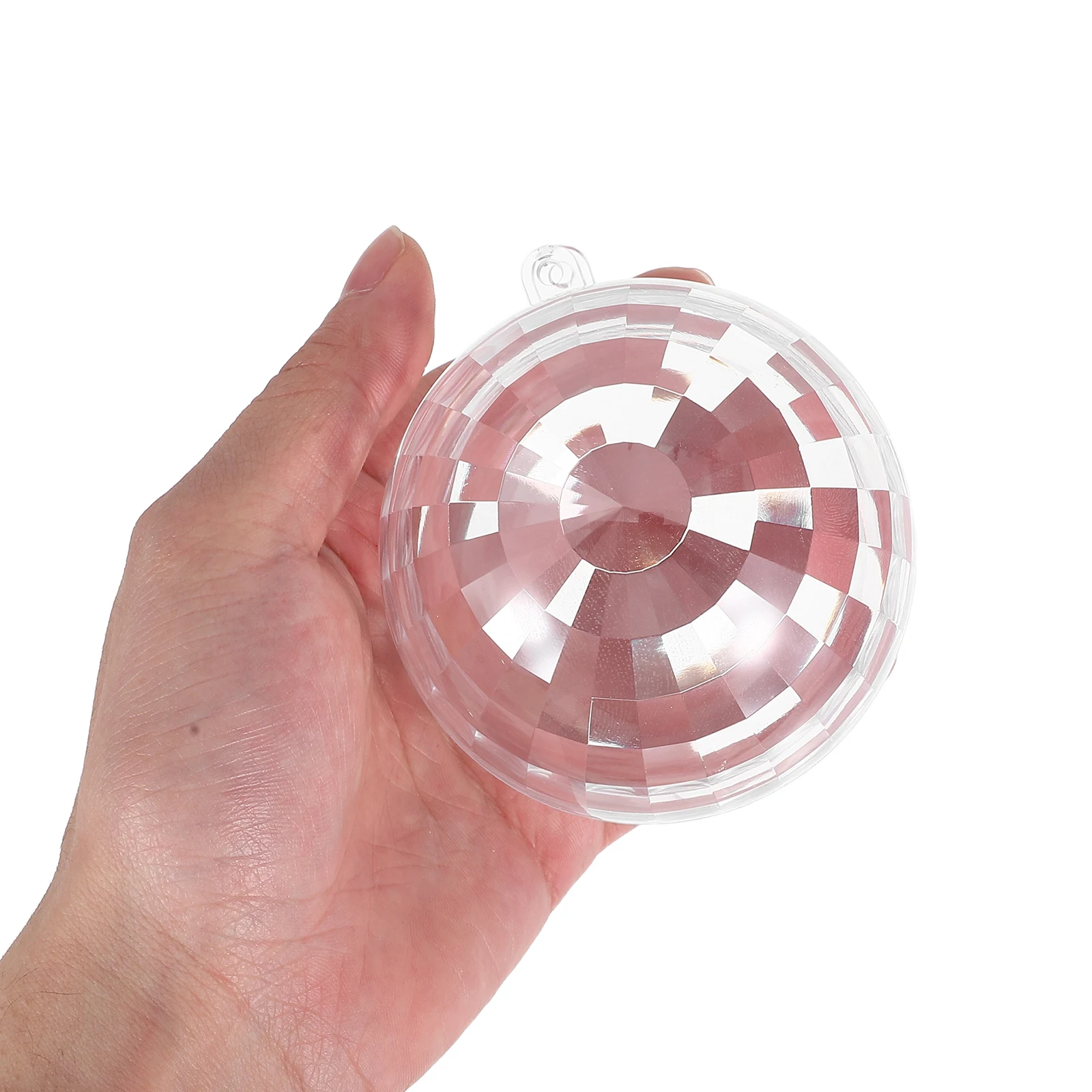 

5 Pcs Favor Boxes Transparent Wedding Candy Baby Shower Holder Cut Ball Hanging Party Mirror Favors