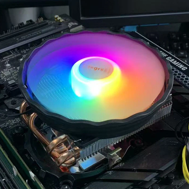 

4 Heat Pipes X99 CPU Air Cooler 120MM RGB Ventilador For Intel LGA 1366 1151 1155 1200 1700 2011 X79 AM3 AM4 AM5 PC Radiator