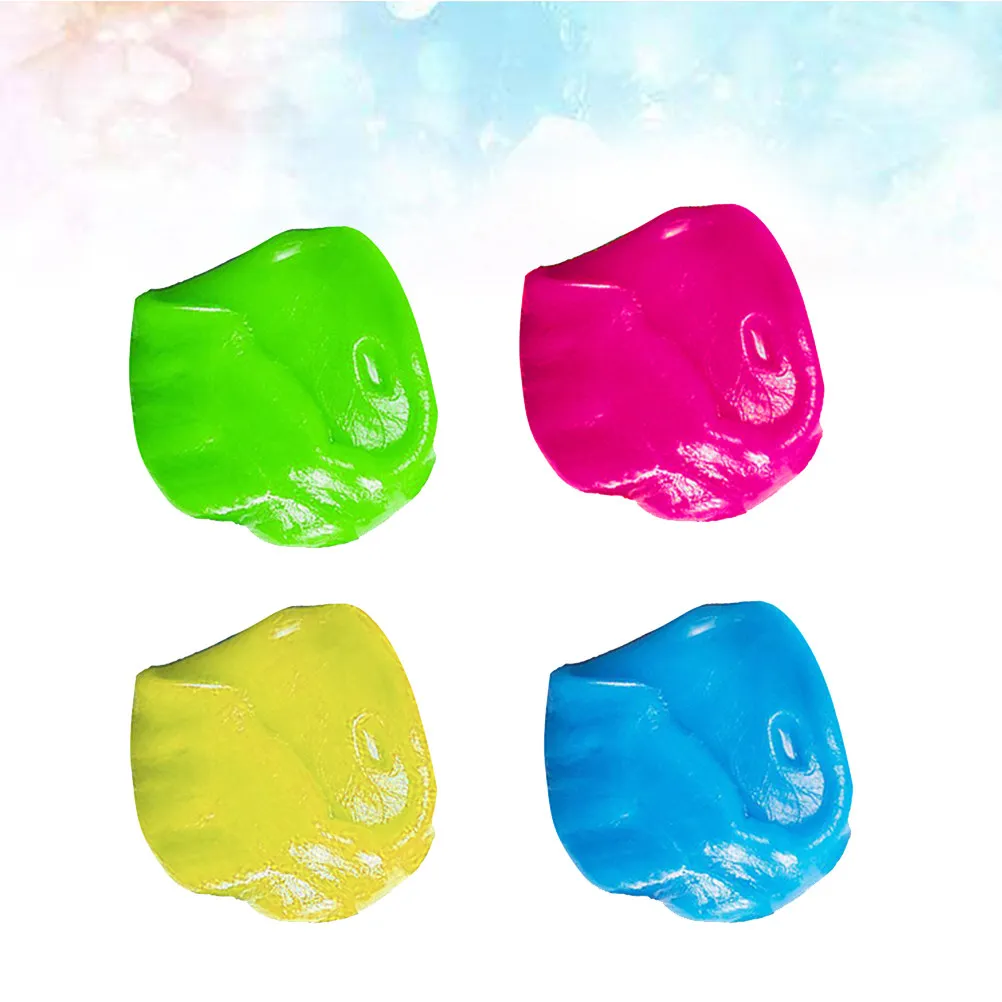 

4Packs Multi-Function Keyboard Cleaner Dust Removing Gel Computer Laptop Car Interior Cleaning Tool 82G Per Pack Random Color