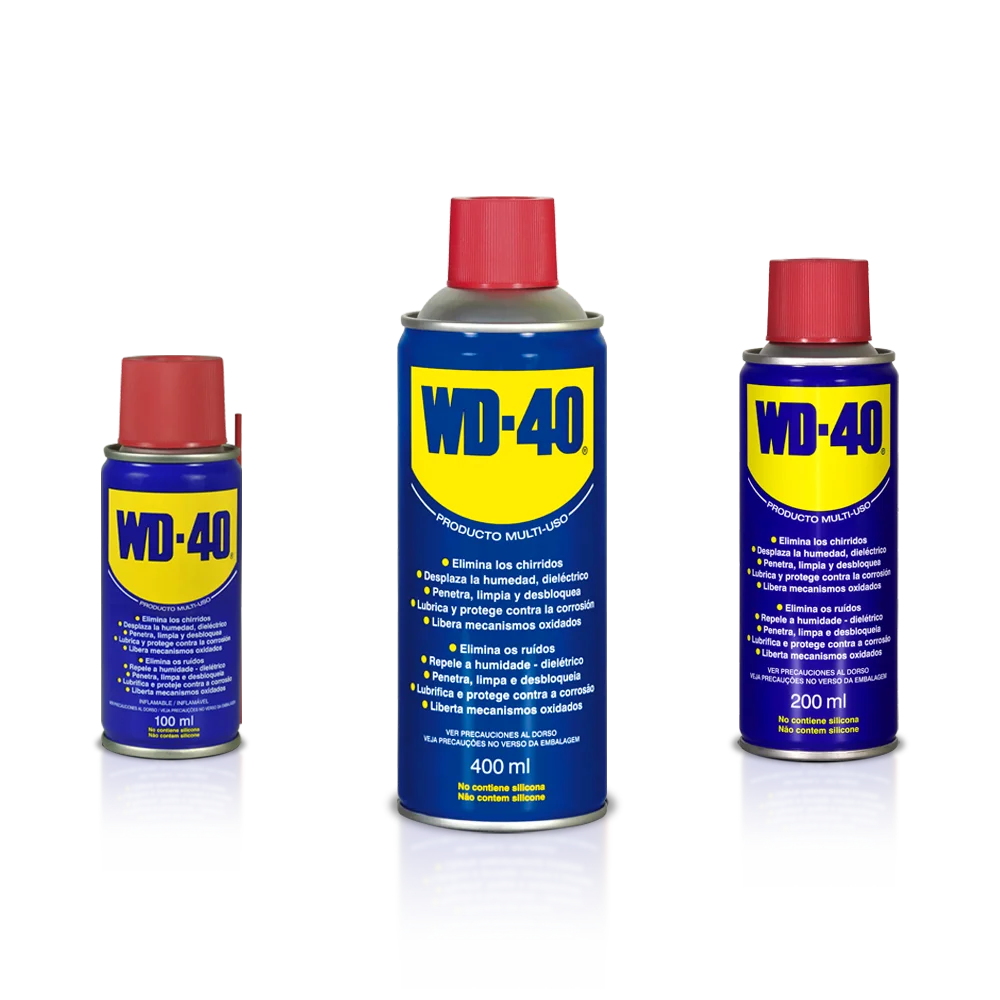 WD40-Multi-use lubricant Spray 100ml lubricates, protects, brightener, loosen and displaces moisture