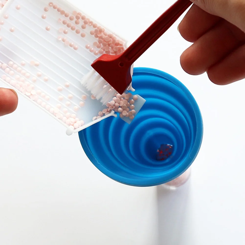 

30Pcs Brushes Plastic Cleaning Tools Durable Lightweight for Bead Tray Cleaning Rhinestone Embroidery Supplies