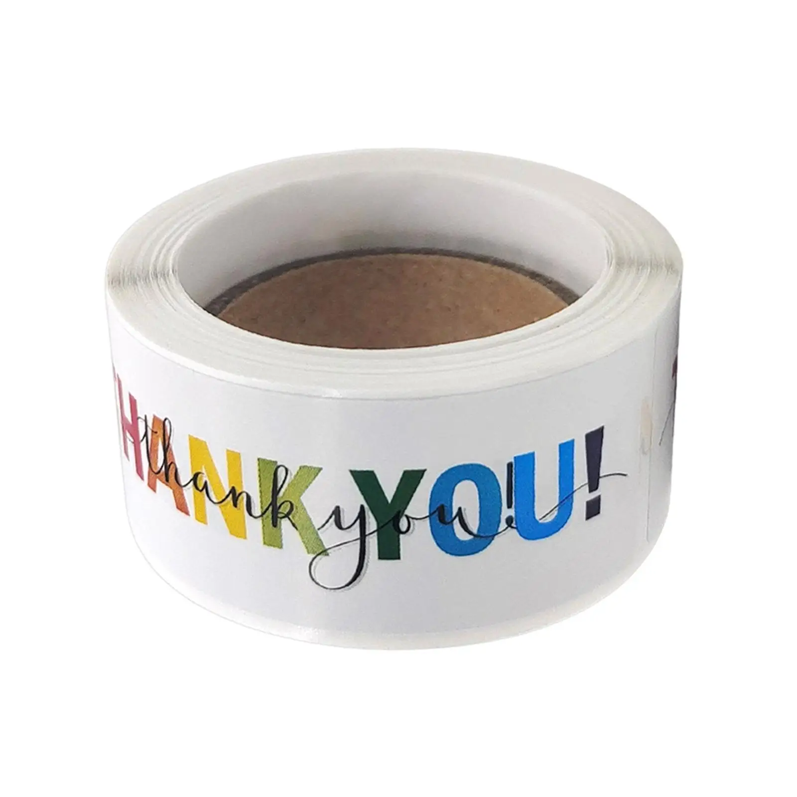 120Pcs Thank You Stickers Self Adhesive Rectangle Decals Labels Envelope Seals for Wedding Holiday Bubble Mailers Cards Boxes