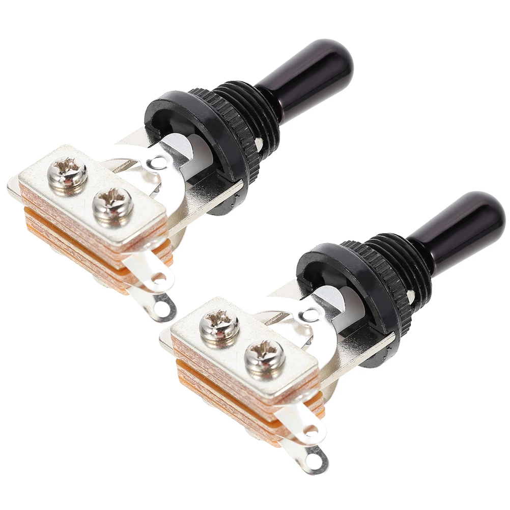 

2pcs Electric Guitar Toggle Switch Metal Pickup Selector 3-Way Durable Replacement Parts Type Accessories Guitar Component