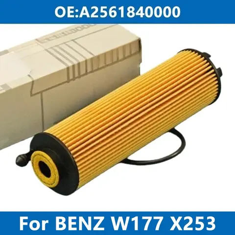 1/6/10PCS 자동차 오일 필터 A2561840000 벤츠 W177 W247 W205 W213 W222 A180 B200 C300d E300de S320 GLA/B/C/E/S EQ 스프린터 2017-용