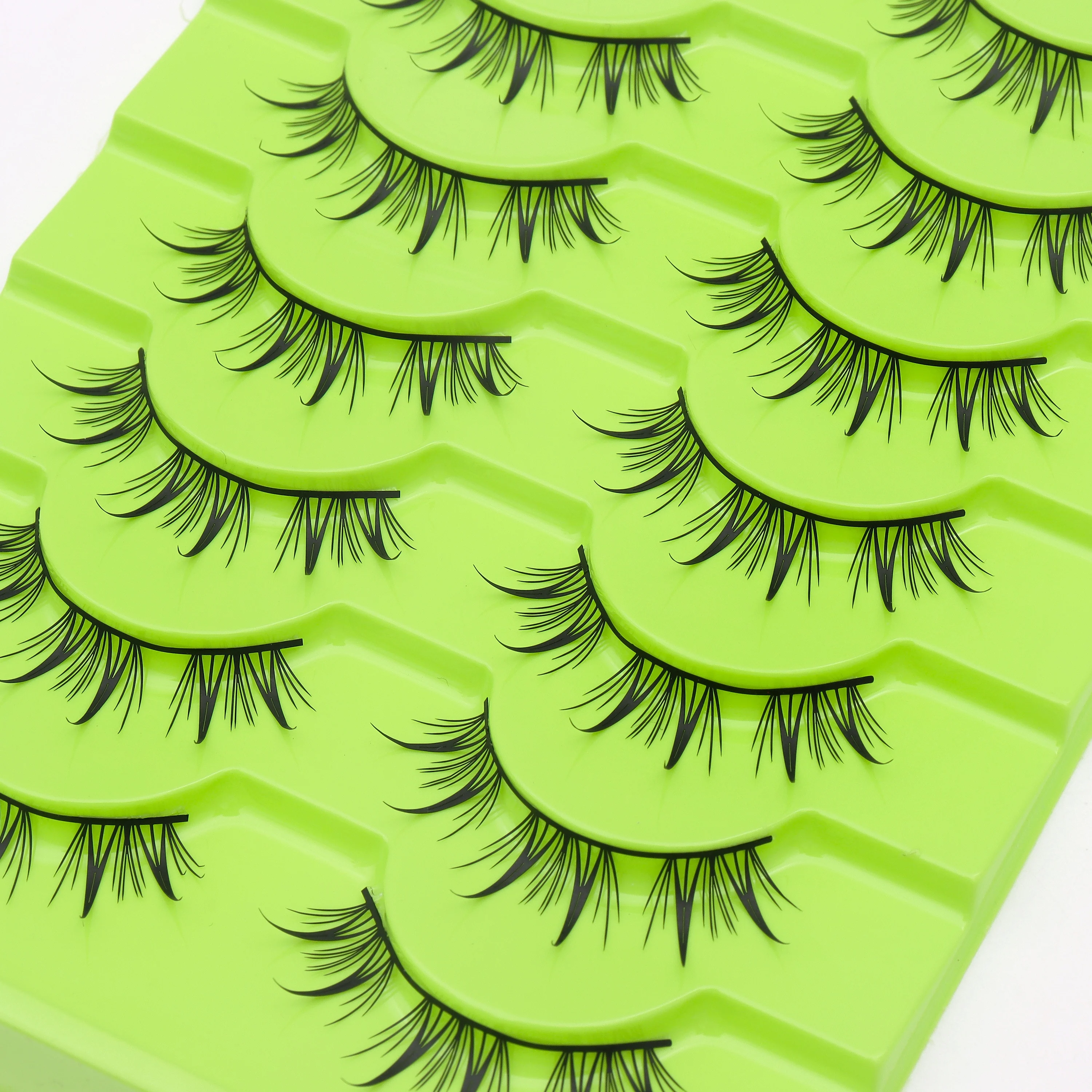 DINGSEN Anime-Wimpern, Vollstreifen-Wimpern, 10 Paar, dicke Wimpern, wiederverwendbare falsche Wimpern, Großhandel für Make-up, Beauty-Wimpern – Detail 28