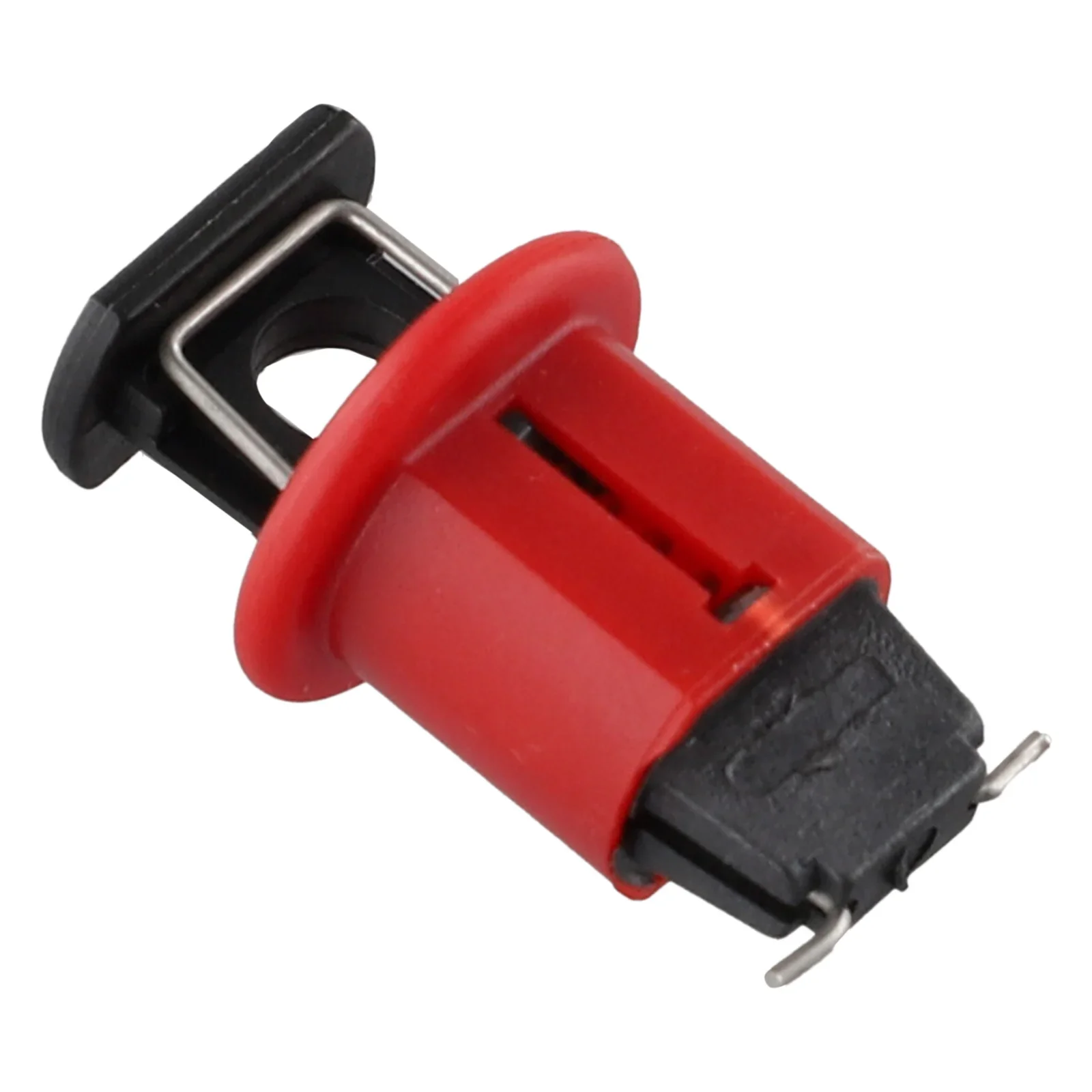 MCB Lockout Breaker Lock Push Lock Closed Simultaneously Lock Off Black+red Device Push Pin MCB Circuit Lockout