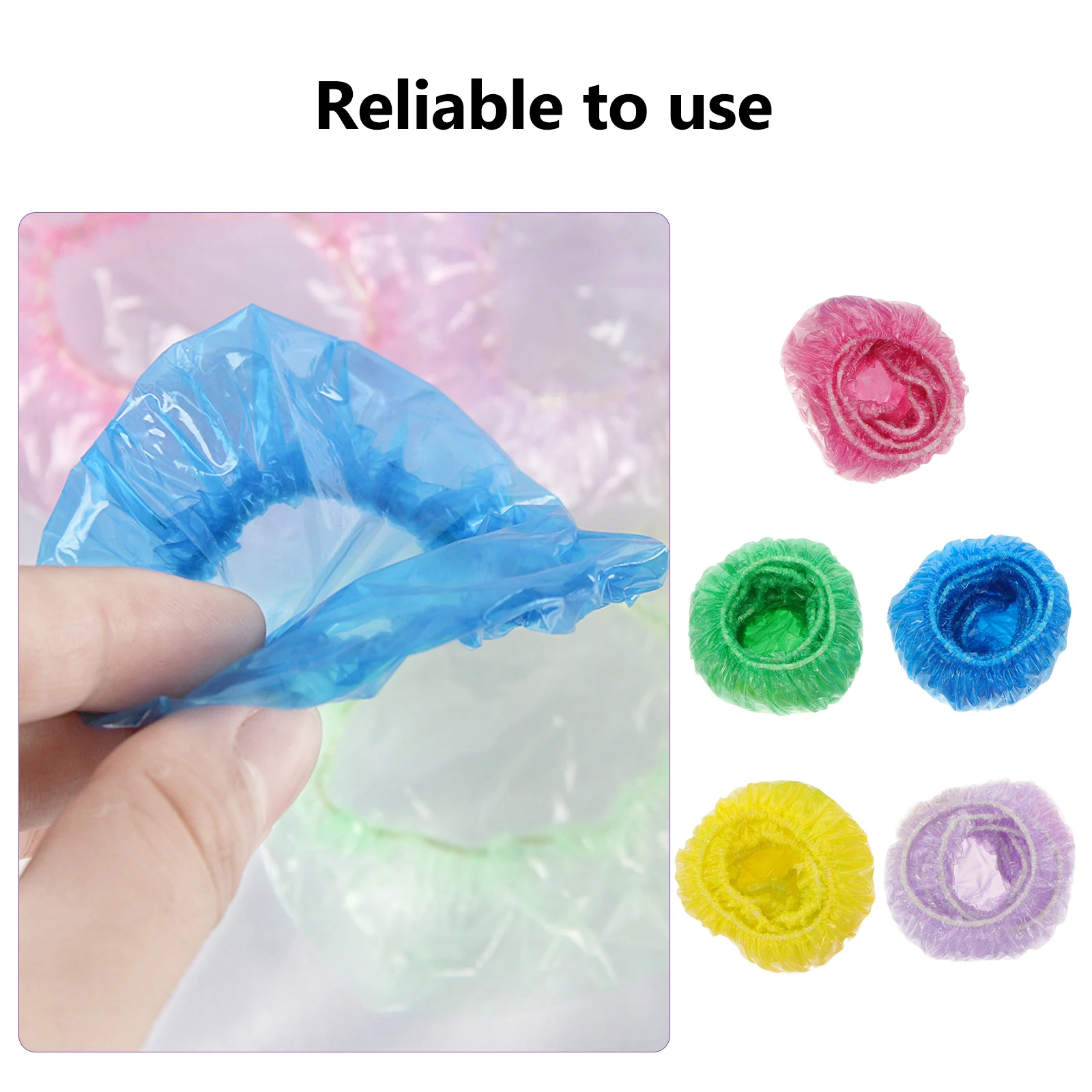 

100 Pcs Waterproof Ear Covers Durable Hair Dyeing Earmuffs Protection Shower Accessories Disposable Comfortable For Home Salon