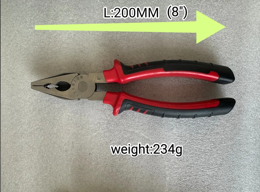مجموعة أدوات يدوية غير مغناطيسية من التيتانيوم مقاس 8 بوصات لـ MRI