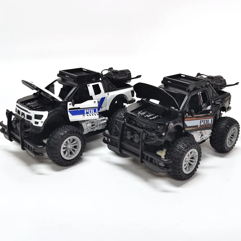 Domineering Raptor Fernbedienung 3-türiger Offroad-Pickup-Truck 1:18 Legierungsspray ferngesteuertes Auto ferngesteuertes Spielzeugauto aus Legierung