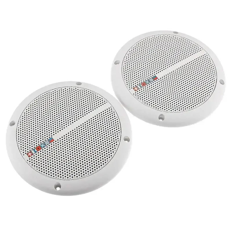 A Pair 7 Inch 2-Way Outdoor Waterproof Ceiling Speakers 60W Household Bathroom Car Boat Yacht Home Full Frequency Audio Speakers