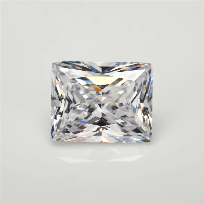 Size 1.5x2mm-10x14mm 5A Rectangle Cut White Cubic Zirconia Stone Loose CZ Synthetic Gemstone For Jewelry Making
