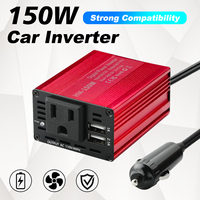 150W Car Inverter DC 12V to US AC 110V Output 60hz Dual USB Car Adapter Converter Auto Charger US Socket Voltage Transformer