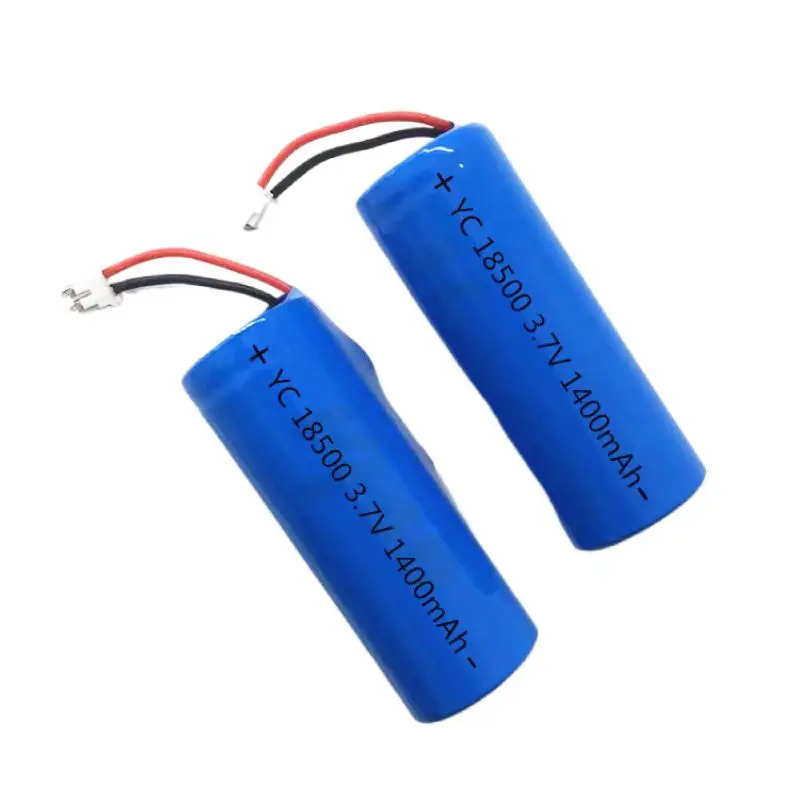 1 개/몫 3.7V 1400mAh 18500 리튬 배터리 원격 제어 헬리콥터 보트 장난감 모델 충전식 배터리 JST 플러그에 적합