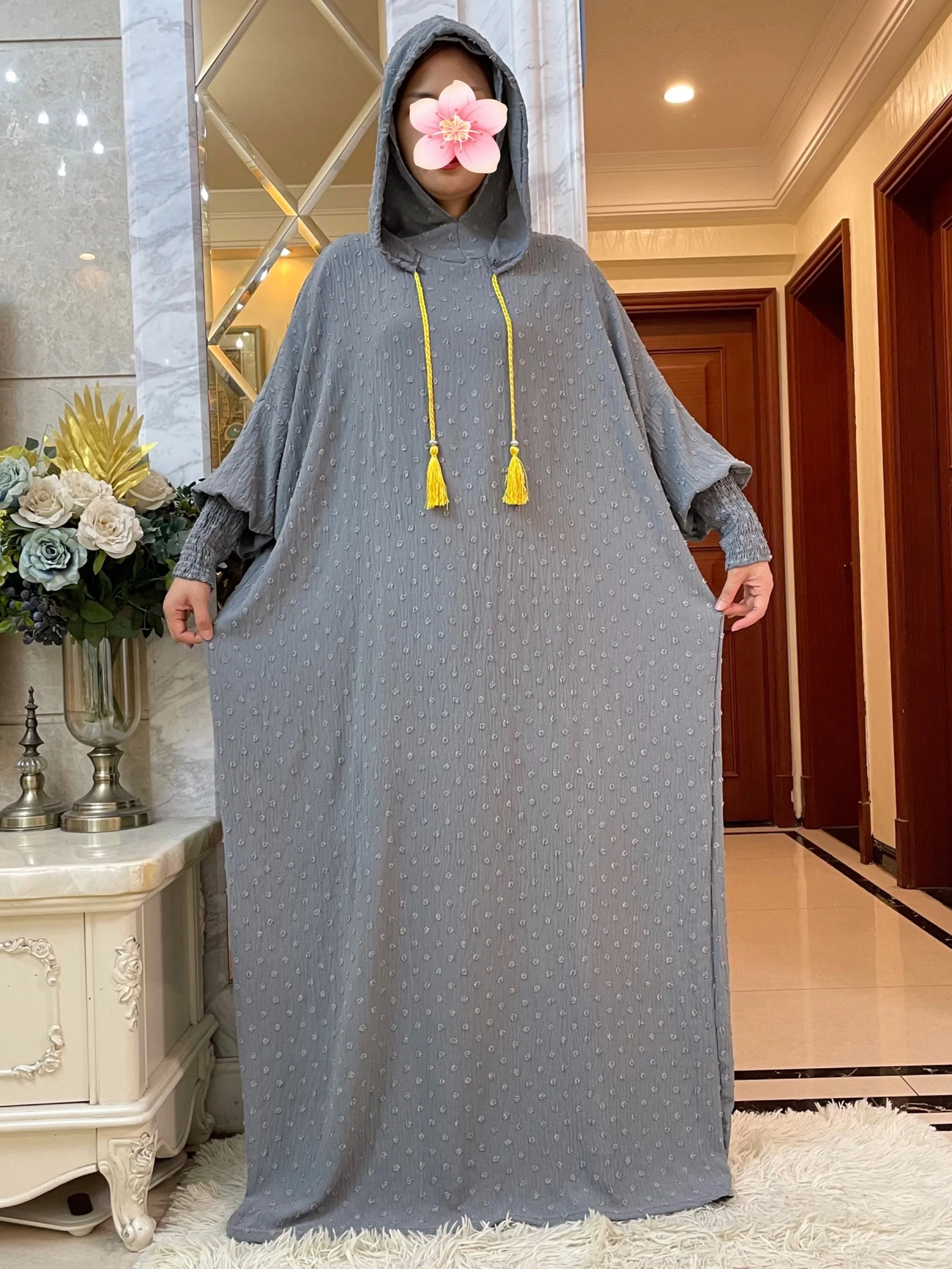 Muzułmańska suknia wieczorowa Abaya African Dress Batwing Sleeve Arab Dubai Long Woman Evening Robe Kaftan Moroccan Wedding Caftan Ramadan