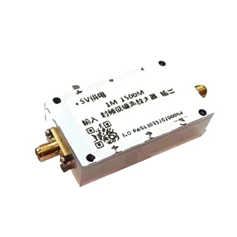 

(Limited Offer) 1Mhz-1.5Ghz 40Db RF Low Noise LNA Amplifier Low Noise Signal AMP For FM Radio UHF VHF HAM Spectrum Analyzer