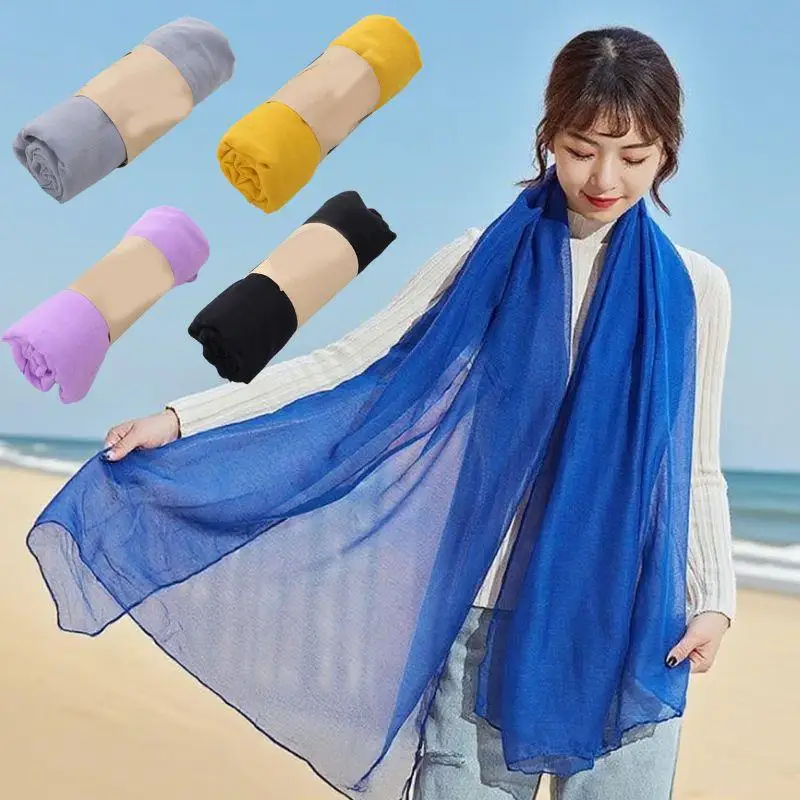 

HOT Cotton Linen Scarf Women Designer Luxury Spring Winter Warm Scarfs Pashmina Hijabs Scarves Shawls Wraps Foulard Headband