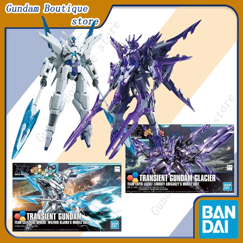 

Оригинальная фигурка Bandai HG 1/144 TRANSIENT GUNDAM GLACIER, аниме-робот, коллекционная модель для сборки, игрушка, украшение, подарок для детей