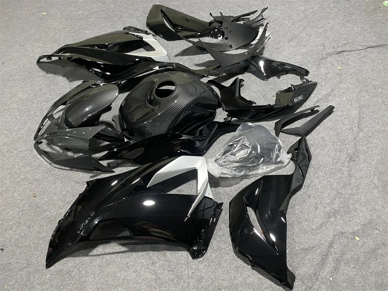 New ABS Motorcycle Fairings Kit Fit for kawasaki Ninja ZX6R 636 2013 2014 2015 2016 ZX-6R 13 14 15 16 17 18 fairing Gloss black